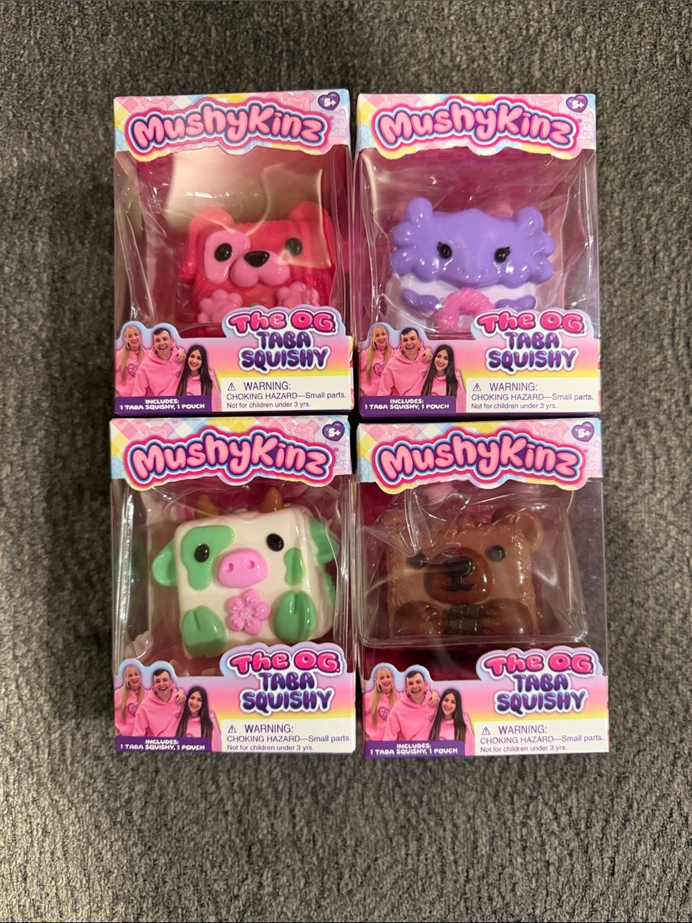 MushyKinz The OG Taba Squishy Set Of 4